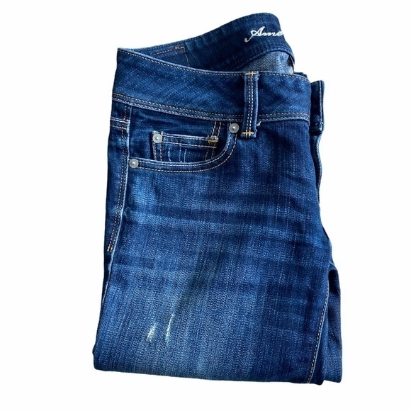 American Eagle Stretch Slim Boot Distressed Jeans‎ - Picture 6 of 12